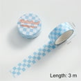 thumbnail image 5 of Washi Tape 1 Roll Clear Print Removable Checkerboard Pattern Scrapbooking Tape for Kids, 5 of 8