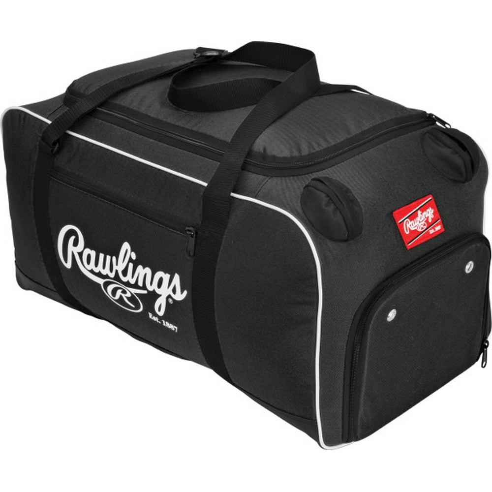 Rawlings Covert Player Baseball Duffle Bag, Black