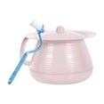 thumbnail image 1 of koolsoo Household Spittoon with Cover Bedside Commode Bucket, Multifunction Potty Urinal Pink, 1 of 9
