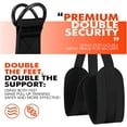 thumbnail image 4 of Pull Up Assistance Bands, Heavy Duty Resistance Band for Pull Up Bar, Adjustable Weight/Size with Fabric Feet/Knee Rest, Bands for Pull Up Assist for Strength Training - Style 2, 4 of 5