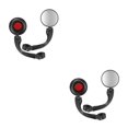thumbnail image 1 of Guardoinrt Road Mountain Bicycles Handlebar Rearview Rotating Rear View Mirrors Security Outdoor Back Sight Reflector Supply Black 2Set, 1 of 6