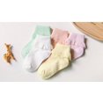 thumbnail image 4 of 5Pairs Lace Edge Kids Mesh Sock Breathable Baby Sock Durable Baby Sock, 4 of 5