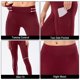 thumbnail image 1 of MUJERES DE CINTURA PARA MUJERES LEGGASES DE YOGA DE CINTURA ALTA PANTALONES DE ARRRENAMIENTO DE VELLÓN PANTALONES DE YOGA CALIENTES CON BOLSILLOS, 1 of 7