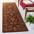 thumbnail image 2 of SAFAVIEH Antiquity Carmella Oriental Wool Runner Rug, Wine/Gold, 2'3" x 12', 2 of 11