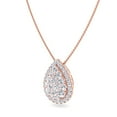 thumbnail image 2 of Valencia - 1 Carat Pear Shape Diamond Pendant Necklace, 2 of 2