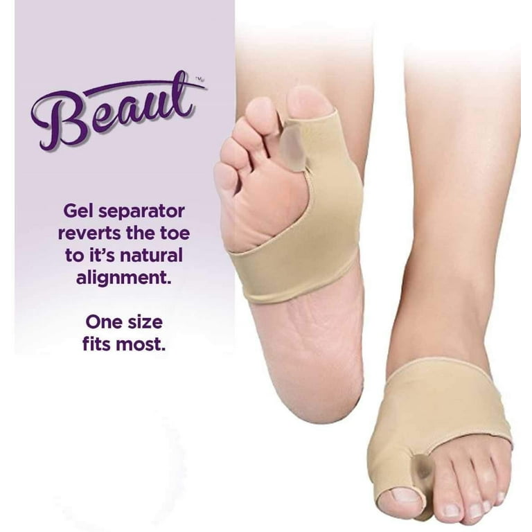 Copper Compression Bunion Relief Kit - Includes 1 Pair Each of Bunion  Corrector Cushion Sleeves & Bunion Corrector Toe Splints - Pads &  Straightens