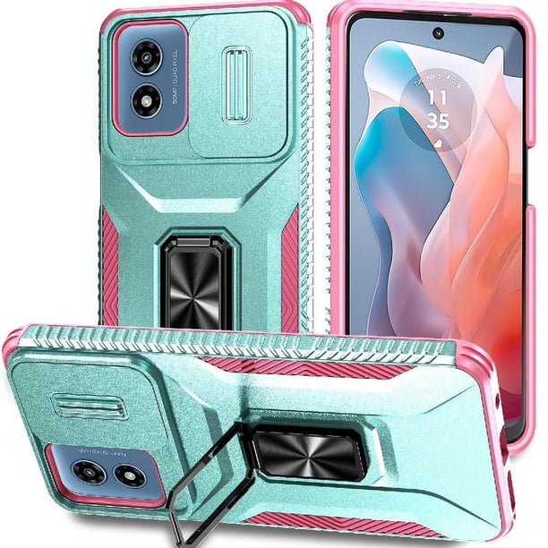 Funda para GANGXUN Motorola Moto G22 - Soporte metálico, Función magnética, Verde