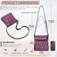 thumbnail image 7 of HELLHERO Sugar Skull Fiesta Theme Satchel Bag, Waterproof Shoulder Bag PU Leather Stylish Women's Shoulder Bag for Travel Daily Outings, 7 of 7