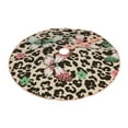 thumbnail image 2 of Kll Leopard Dots Christmas Tree Skirt 36",Party Decorations Farmhouse For Christmas Decorations Holiday Party, 2 of 8