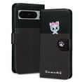 thumbnail image 5 of Cute Cartoon Wallet Phone Case for Google Pixel 8 Pro with Card Holder Soft PU Leather Kickstand Cover for Men and Women Magnetic Shockproof Protective with Lanyard for Google Pixel 8 Pro, Darkgray, 5 of 9