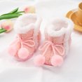 thumbnail image 4 of ASFGIMUJ Shoes For Boys Size 3 Months-6 Months Warm Soft Booties Snow Soft Comfortable Boots Warming Fashion Girls' Sneakers, 4 of 5
