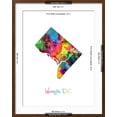 thumbnail image 5 of Art.com Washington DC, District of Columbia Map Art Print by Michael Tompsett, Brown Frame Wall Art, 23" x 29", 5 of 5