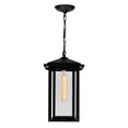 thumbnail image 2 of CWI Lighting Crawford 1 Light Black Outdoor Hanging Light, 2 of 2