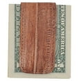 thumbnail image 3 of Waterproof Men's Eel Skin Large Magnetic Money Clip by Marshal (Brown), 3 of 6