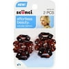 scunci Effortless Beauty Octopus Jaw Clips with Gem, 2 count