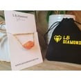 thumbnail image 5 of Raw Crystal Necklace, Carnelian Rough Stone Necklace, Genuine Crystal, 5 of 8