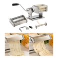 thumbnail image 1 of para Pasta de acero inoxidable, cortador de fideos con rodillo ajustable para lasaña, arcilla, Fettuccine, fabricación de fideos, Soledad Máquina para hacer pasta, 1 of 9