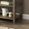 thumbnail image 7 of 47" Console Table with 3 Drawers and 2 Open Shelves, Modern Sofa Table with Wood Frame and Legs, Entryway Table for Living Room Kitchen, Wash Gray, 7 of 7