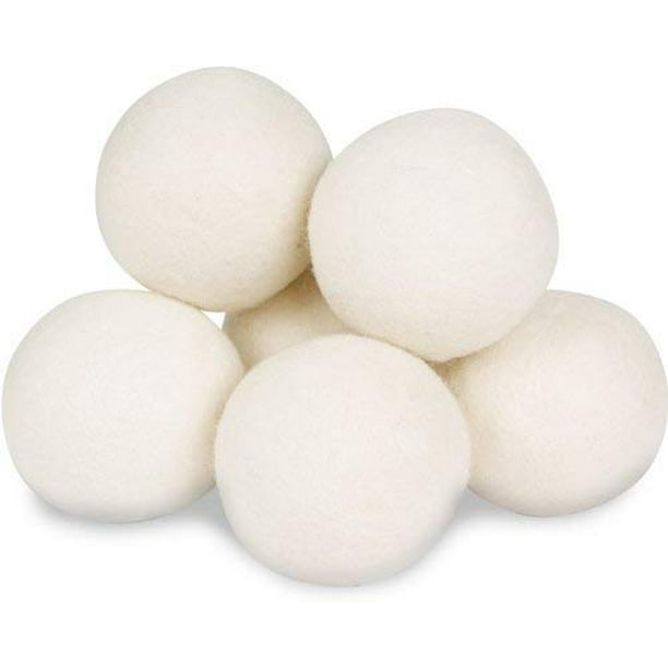 12 Pack Wool Dryer Balls Laundry, Reusable Dryer Balls Natural Fabric