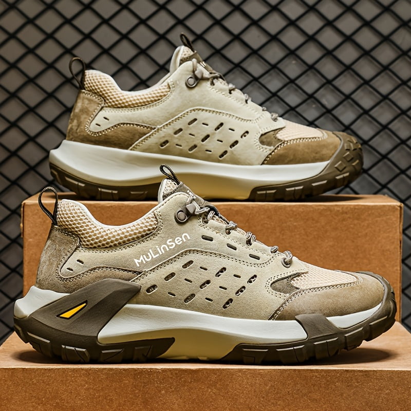 New Mesh Outdoor Hiking Shoes, Wear-Resistant Trekking Casual Shoes, Sports Anti-Slip Breathable Footwear