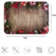thumbnail image 4 of FREEAMG Christmas Board With Ornament Absorbent Dish Drying Mat Microfiber Kitchen Countertop Table Protector Multipurpose Counter Rack Sink Drainer Pad 16"x18", 4 of 6