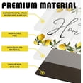 thumbnail image 5 of Lemon Kitchen Rugs Anti Fatigue Kitchen Mats for Floor Yellow Non Skid Washable Kitchen Mats Set of 2 Cushioned Comfort Standing Mats for Laundry Office Sink,17.3 x28 + 17.3 x 47 inch, PVC, 5 of 6