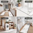 thumbnail image 5 of White Gold Geometric Marble Kitchen Rugs Sets Of 3,Kitchen Runner Rugs Non Skid Washable,Decorative Kitchen Floor Mats for Kitchen,Sink,Laundry,17"x30"+ 17"x47" + 17"x59", 5 of 6