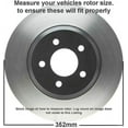 thumbnail image 5 of Detroit Axle - Brake Kit for 13-19 Ford Explorer Police Interceptor Sedan Utility Flex Taurus Special Service Police Sedan Lincoln MKT, 13-16 MKS, Drilled Brake Rotors Brake Pads: 13.86" Rotor, 5 of 7