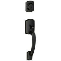 Schlage F58 GRW 716 Greenwich Exterior Half of Handleset Lever, Aged Bronze (Exterior Half Only)