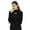 Black, variant on Mock Neck Tops for Women Long Sleeve T Shirts Cut Out Ribbed Turtleneck Stretchy