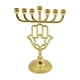 thumbnail image 2 of Portavelas de 7 ramas Hanukkah Chanukah Menorah Ornament Tabletop Taper Candle Stand para vacaciones Aniversario Fiesta Decoración de la sala de estar Macarena Candelero, 2 of 8
