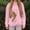 Pink, variant on KANG Winter Hooded Sweatshirt With Pocket And Pouch For Cat Mom Comfort