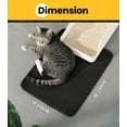 thumbnail image 3 of Conlun Cat Litter Mat Litter Trapping Mat, Double Layer Honeycomb Design, 23"x17" Kitty Litter Mat with Anti-Slip Back Layer, Washable, Soft on Paws Litter Box Mat,Black, 3 of 8