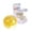 B007- Clear (Star Dust Cheese), variant on Relaxation Squeeze Toys, 2.5 Inch Strawberry Squeeze Toys, Transparent Ice Cube Stress Ball for Pressure Release, Squeeze Toys, 2.5 Inch Diameter with Premium Soft Texture, Filled
