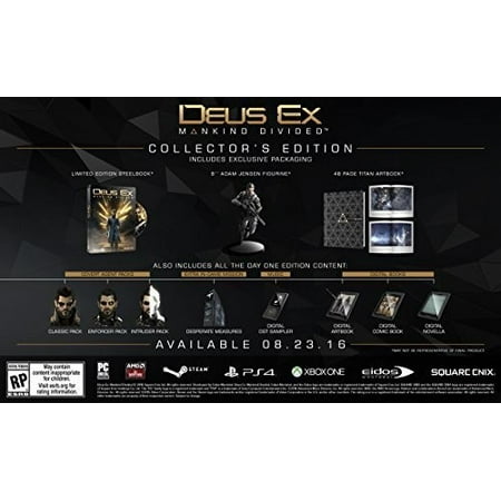 Deus Ex: Mankind Divided - Collector's Edition for PlayStation (Deus Ex Mankind Divided Best Weapon)