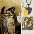thumbnail image 4 of PROSTEEL Saint Michael Catholic Pendant for Men Christian Baptism Faith Jewelry Gift Pendant Shield Stainless Steel Religious Chain for Mens Women for Father Son Husband, 4 of 8