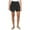 Black, variant on Seductiva Women's Original Shorts Summer Women's Casual Drawstring Lace Cutout Solid Color Short Pants Workout Comfy 1PC