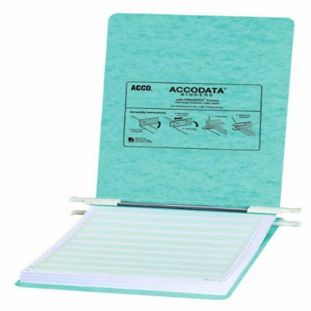 ACCO Pressboard Hanging Data Binder, 9.5 x 11 Inches Unburst Sheets