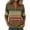 C01-Coffee-Sweatshirt, variant on Zxlsdmn Women's 1/4 Zip Sweatshirt Comfy Stand Collar Pullover Tops Fashion Striped Long Sleeve Sweatshirts Lightweight Fall Winter Going Out Clothes Coffee L