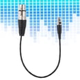 thumbnail image 1 of Audio Cable,Mini XLR 3pin Female To XLR 3pin Female Audio Cable,Audio Cable For Cameras/SLRs Standard Microphone Connection, 1 of 8