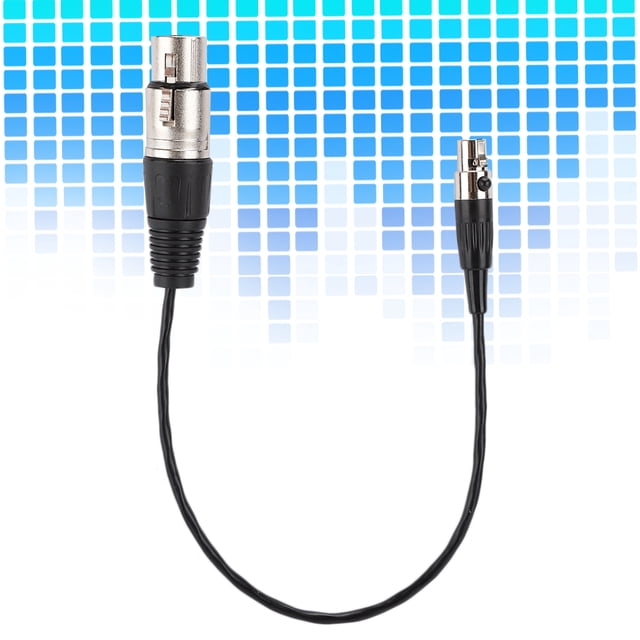 Audio Cable,Mini XLR 3pin Female To XLR 3pin Female Audio Cable,Audio Cable For Cameras/SLRs Standard Microphone Connection