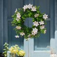 thumbnail image 4 of DOLITY 12 Inches Eucalyptus Wreath Garland Artificial Leaves Fake Flower Artificial for Pink, 4 of 8