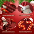 thumbnail image 4 of Lighted Numbers Christmas Banner Gingerbread Man 67th Display Christmas Tree Candy Cane Xmas Backdrop for Christmas Party 67th Birthday Celebration Holiday Gathering, 4 of 9