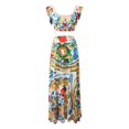 thumbnail image 3 of WILLBEST Robe d'Invité de Mariage Ligne A Robe d'Été Décontractée et Nombril Haut de Fête Ensemble de Mode Décontracté pour Femmes, 3 of 8