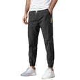 thumbnail image 1 of Pantalones de jogging holgados para hombre: bolsillos profundos, cintura elástica, largo noveno, poliéster spandex, para correr/casual, L-XXXXXL, 1 of 8