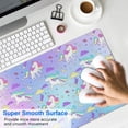 thumbnail image 4 of Long Mouse Pads for Desk,Gradient Unicorn Pattern Desk Mats on Top Of Desks, Desk Mouse Pad Extra Large with 3mm Non-Slip Base and Stitched Edge for Gaming,Office,Work,Home 31.5"x11.8", 4 of 6