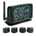 thumbnail image 3 of De Monitoreo De Presión De Neumáticos De Carga Con 4 Sensores 4 Modos De Alarma Con De Posicionamiento Por Hora GPS Con Energía Solar Amplificador De Señal TPMS, 3 of 7