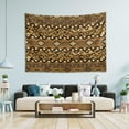 thumbnail image 5 of African Cheetah Skin Tapestry Wall Hanging Tapestries Happy Colorful Hippie Psychedelic Art Polyester Carpet Wall Decorative for Living Room Bedroom 60x51inch, 5 of 7