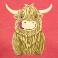 thumbnail image 3 of CafePress - Happy Highland Cow T Shirt - Womens Tri-blend T-Shirt, 3 of 4