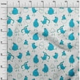 thumbnail image 3 of oneOone Rayon Medium Blue Fabric Kawai Sewing Craft Projects Fabric Prints By Yard 56 Inch Wide, 3 of 5